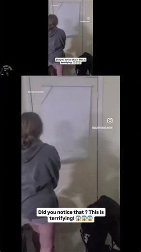 Did you see that? 😩😩 #horror #ghost #creepy #scary #unknownreality #unexplainedhorror #shorts