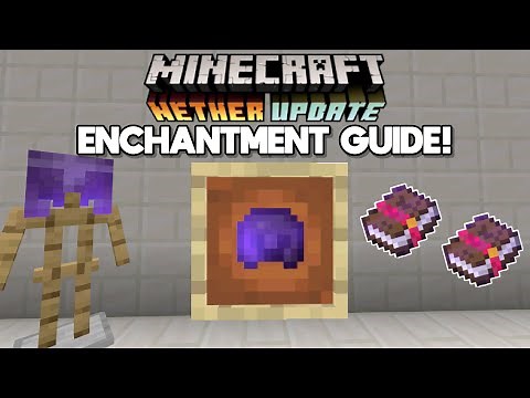 Netherite Helmet Enchantment Guide (1.16 Nether Update)
