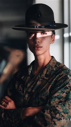 Funny AI Video Woman United States Marine Drill Instructor