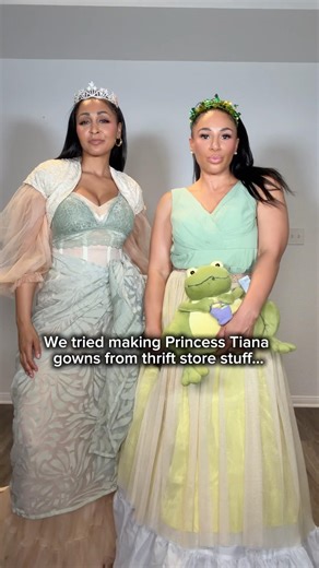 Princess Tiana thrift flip #cosplay #transformation #thriftflip