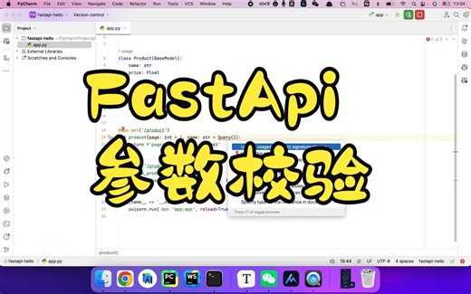 FastApi参数校验