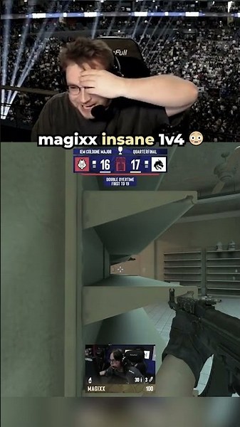 insane 1v4 clutch 😳