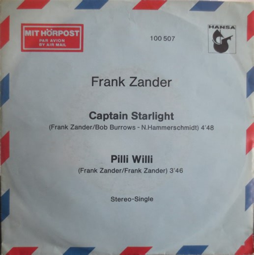 Frank Zander - Captain Starlight / Pilli Willi