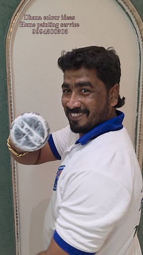 1.8K views · 39 reactions | "உங்கள் மனதிற்கு பிடித்த வண்ணங்களில் உங்கள் வீட்டை மாற்றியமைக்க எங்களை அணுகுங்கள்." #homedecor #painting #hardwork #texture #dhanacolourideas️ #interior_and_living #interiordesign | Dhana Colour Ideas | Facebook