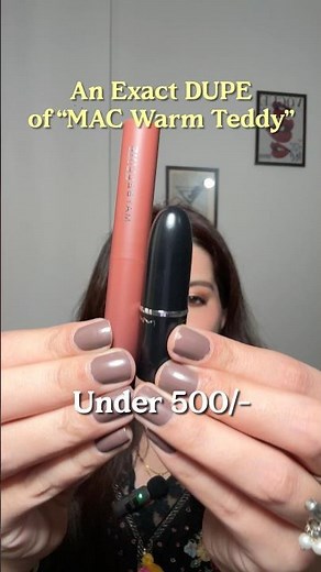 An exact dupe for MAC WARM TEDDY 🧸