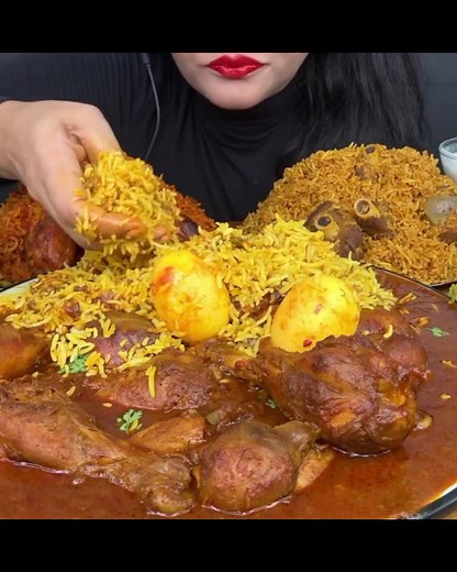 Mukbang Chicken Biryani,mutton egg biryani‼️(Spice asmr)#spiceasmr #mukbangeatingshow #chickenbiryani #eggbiryani #asmrsounds #indianmukbang #foodtiktok
