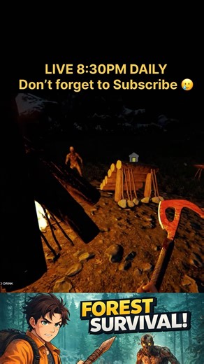 🙋🏻‍♂️Subscribe karke Bcha lo😭 Forest Survival….#rkislivee #pcgaming #survivalgame #horror
