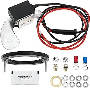LAWETA 1181 Upgraded Electronic Ignition Conversion Kit Fit for Most Early Delco 8 Cylinder Engines 1957-1974, Fits For GM Chevy Chevrolet GMC Buick Oldsmobile Pontiac
