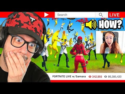I Stream Sniped My Girlfriend With a PEELY ARMY! (Fortnite)