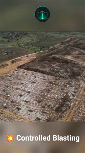 💥 Controlled Blasting. What you’re seeing isn’t chaos but precision engineering. A perfectly timed multiborehole detonation used in mining and large scale excavation. Engineers drill dozens or even hundreds of blast holes, pack them with ANFO or emulsion explosives, and connect them with millisecond delay detonators. Each charge fires in a precise sequence, creating that smooth “wave” as the ground lifts. 🌊💣 The goal? Break millions of tons of rock cleanly, reduce vibration, and control the d