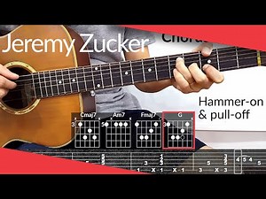 comethru (Jeremy Zucker) Guitar Tutorial | Riff, Tab, Chords