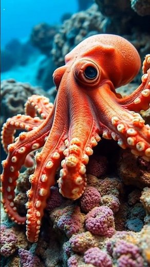 Masterful Octopus Color Shift 🎨 | Incredible Camouflage in the Ocean (4K)