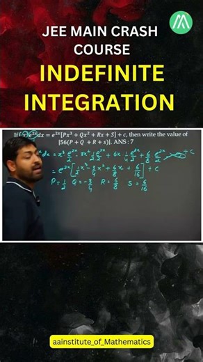 JEE Main Crash Course | Indefinite Integration | Lecture 4 | Sunder Sir
