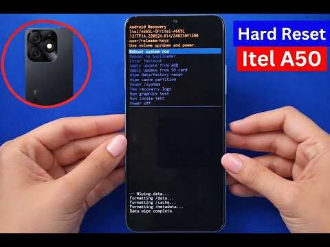 Itel A50 Hard Reset (Recovery Mode) Itel A50 Forgotten Password/ Factory Reset