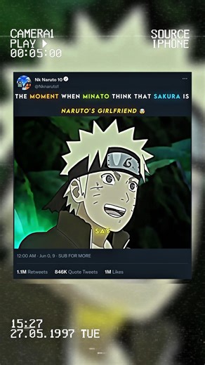 Minato Think That Sakura is Naruto's gf 😲