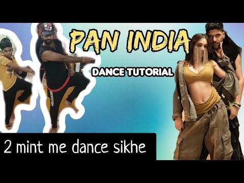 PAN INDIA 🇮🇳 /GURU RANDHAWA / DANCE TUTORIAL👨‍🏫📓 STEP BY STEP / PAN INDIA SONG DANCE..