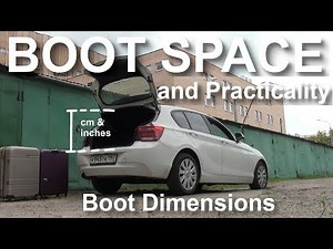 BMW 1 series. How big is my boot? Dimensions and volume. How practical is the F20 f21 trunk