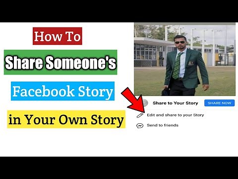 How To Share Someone's Facebook Story in Your Own Story | Facebook Updates