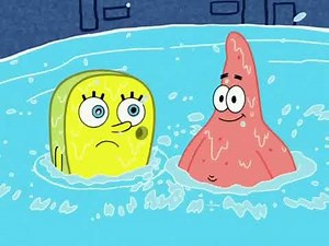 SpongeBob SquarePants not normal slide water sponge monger