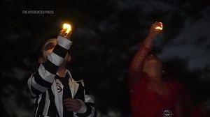 Funicular railway in Chile's capital opens for a spooky trip