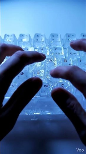 Keyboard gets DESTROYED 🧊 (Extremely Satisfying ASMR) #asmr #satisfying