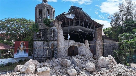 Century-old church, other heritage structures ruined due to Cebu earthquake