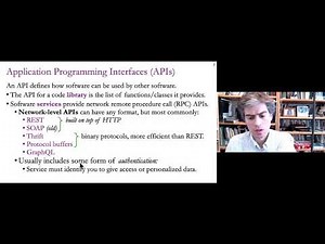 CS-310 Lecture 05 - REST APIs and Data Serialization