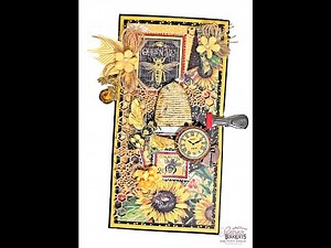 Graphic 45 Let it Bee Collage Card Composition Tutorial