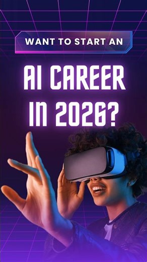 Want to start an AI career in 2026? 🚀