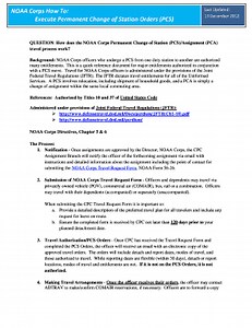 Permanent Change Of Station Orders Example - Fill Online, Printable, Fillable, Blank | pdfFiller