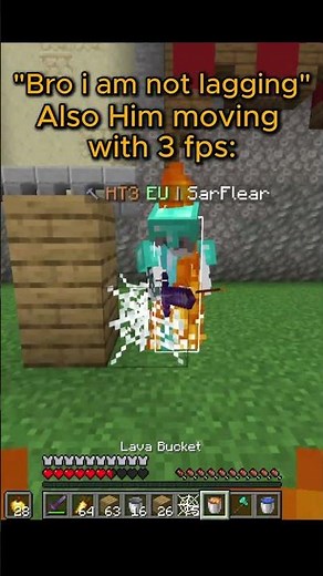 When Bro starts lagging randomly #minecraft
