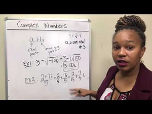 Complex Numbers Part 1