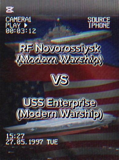 RF Novorossiysk(Modern Warship) vs USS Enterprise(Modern Warship) #modernwarships #wis #edit