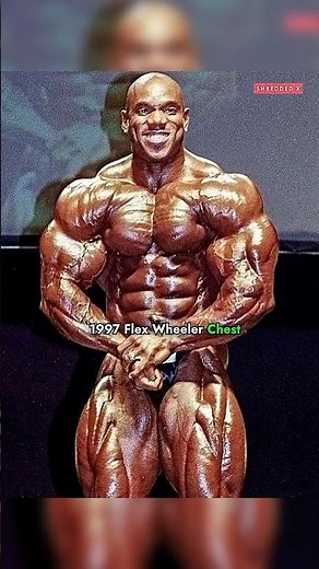 Flex Wheeler 1997 posing and chest workout #shorts #viral