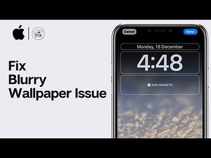 How to Fix Blurry Wallpaper on iPhone (iOS 17)
