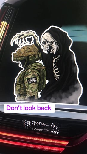 Vinyl sticker 2x2 to 6x6inch #sticker #tactical #skeleton