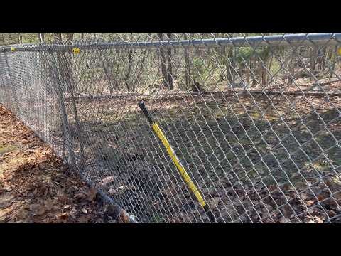 Chainlink fence removal