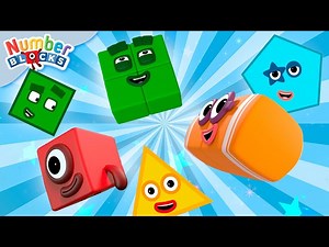 Numberblocks and shapes! | Special Learn to Count - 60 min Compilation | Maths for Kids - Videos For Kids