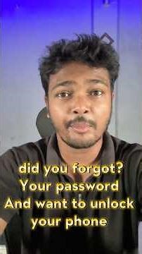 ￼ forgot password unlock device #passwordsafe