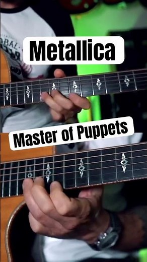 Master of Puppets (￼interlude) full tutorial on my channel #￼metallica #tutorial #acousticguitar