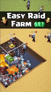 mincraft easy raid farm ||