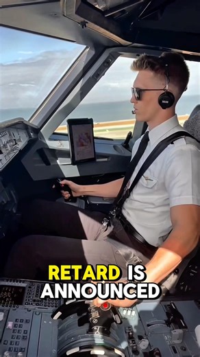 This Plane Says “Retard” While Landing? #airplane #shortvideo #aviation #airbus #flight #funny