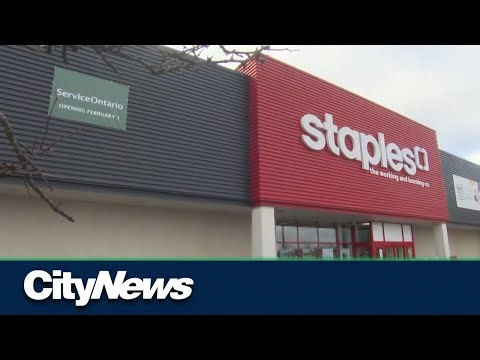 ServiceOntario kiosks to open in Staples stores this week