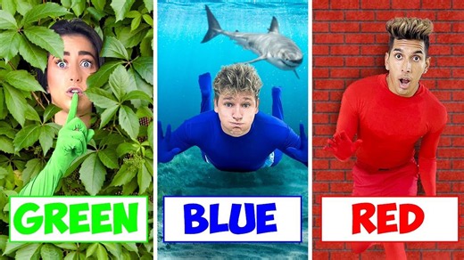 Creative creators spend an entire day interacting only with one color