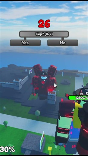 This Multiverse Titan Noob DESTROYS Everything! 😱 #roblox #noobexperiment