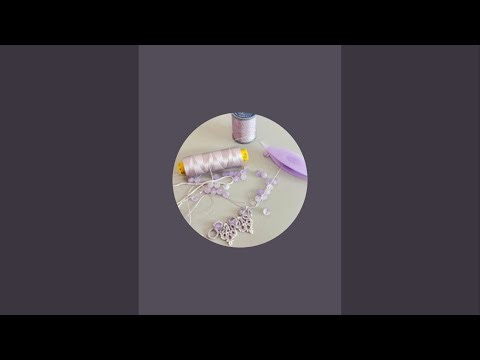 Tatting for beginners: How to make a shuttle tatting lace necklace (Live tutorial)
