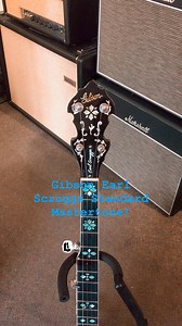 Just in: A 1999 Gibson Earl Scruggs Standard Mastertone Banjo. $4999 with original hardshell case. #gibsonbanjo #gibsonearlscruggs #bluegrassbanjo #earlsbreakdown #twelfthfret #thetwelfthfret #thetwelfthfretguitarshop #toronto | The Twelfth Fret Guitarists' Pro Shop