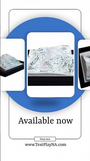 Snowbird Ski Resort 3D Raised Relief Map