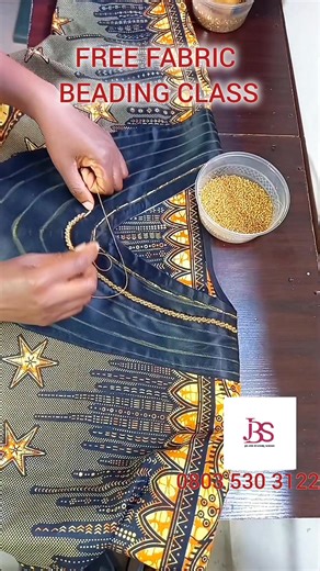 Do you love beautiful beaded designs? Want to learn how to create them yourself for FREE? Now is your chance! In this class, I will teach you: ✅ The some essential stitches for fabric beading ✅ The beads and pattern to use ✅ How to transform plain fabrics into stunning works of art Fabric beading is EASY when you know the right stitches, techniques, beads and patterns (and I will show you everything step by step). No payment, no stress, just come and learn. And if you love it, you can decide to 