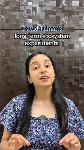 David Tilman's Experiment | Biodiversity & Conservation #shorts #ytshorts #neet #biology #class12